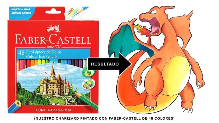 como pintar anime facil con lapices de colores faber castell