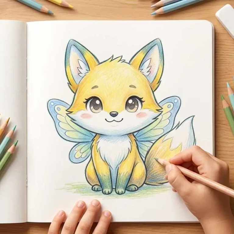 zorro estilo manga en clases de dibujo anime para niños