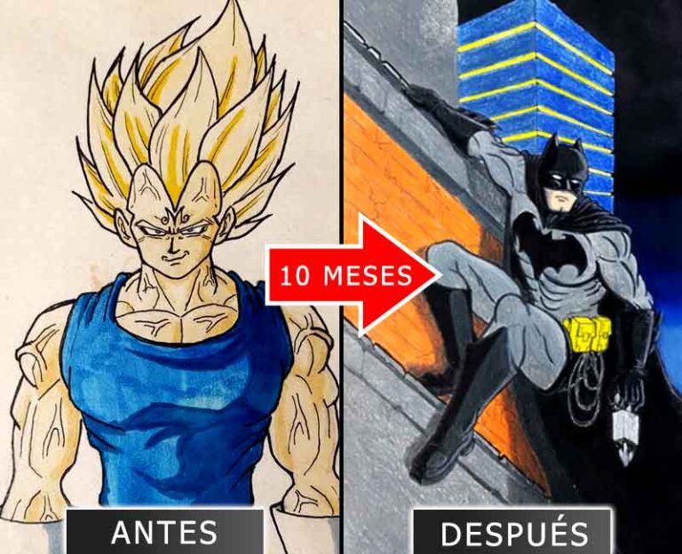 Resultado logrado por alumno Gabriel en taller anime online